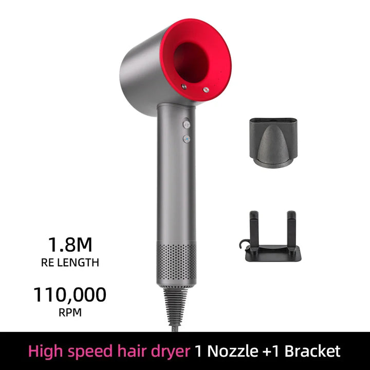 BowLift | Ion Hair Dryer | 200 Million Negative Ions | Intelligent Temperature Control | 110,000 RPM
