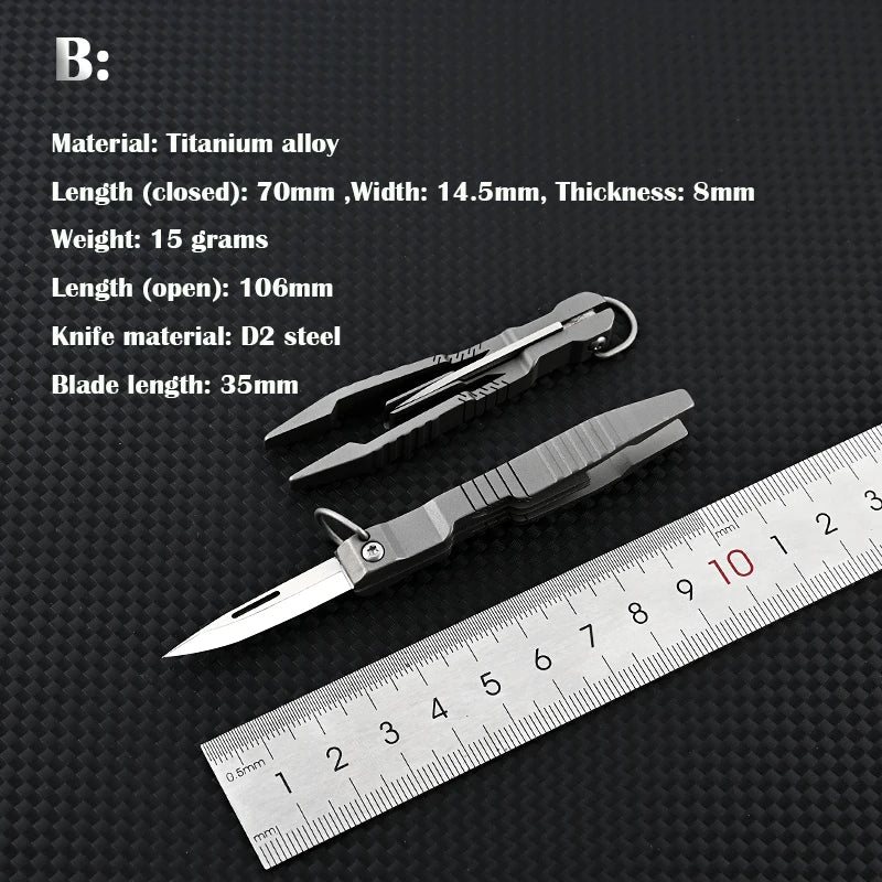 All Day Titanium Tweezer Knife Multifunctional Tool | Bowlift