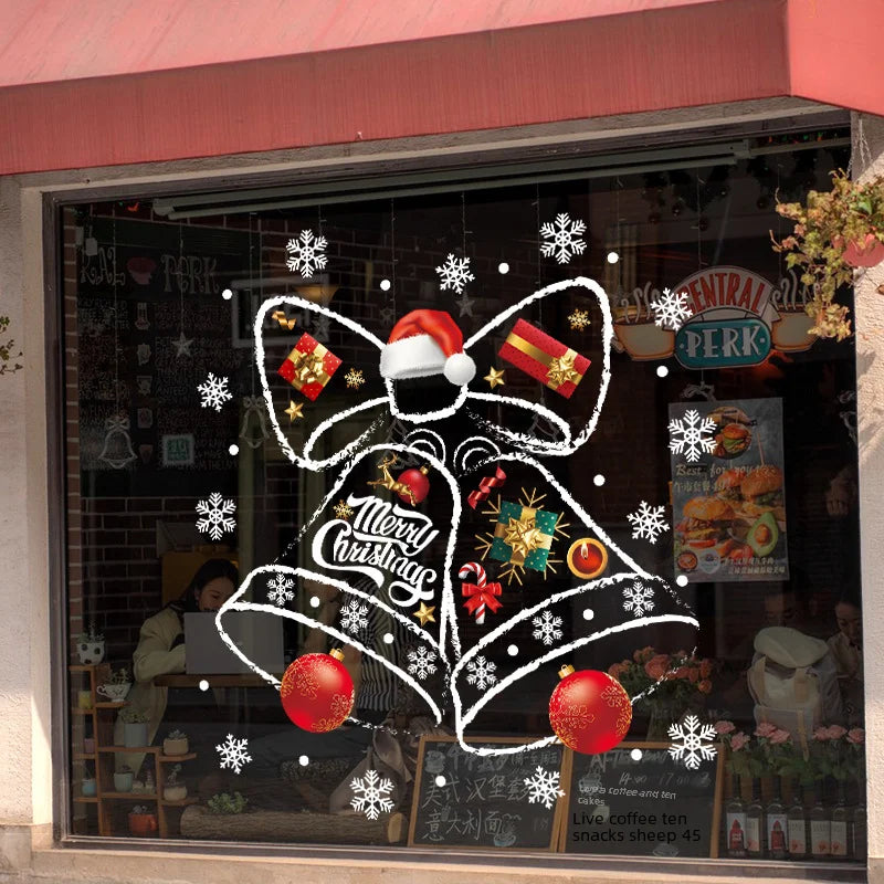 BowLift | BellWindowDecor | Creative Christmas Window Stickers