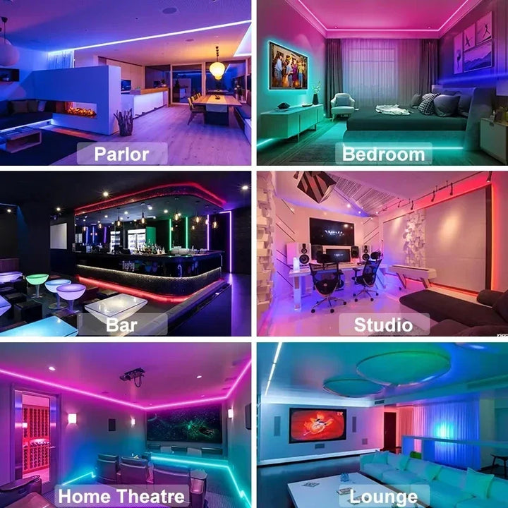 BowLift | USB RGB LED Strip Lights with App Control for Room & TV Backlighting Decor