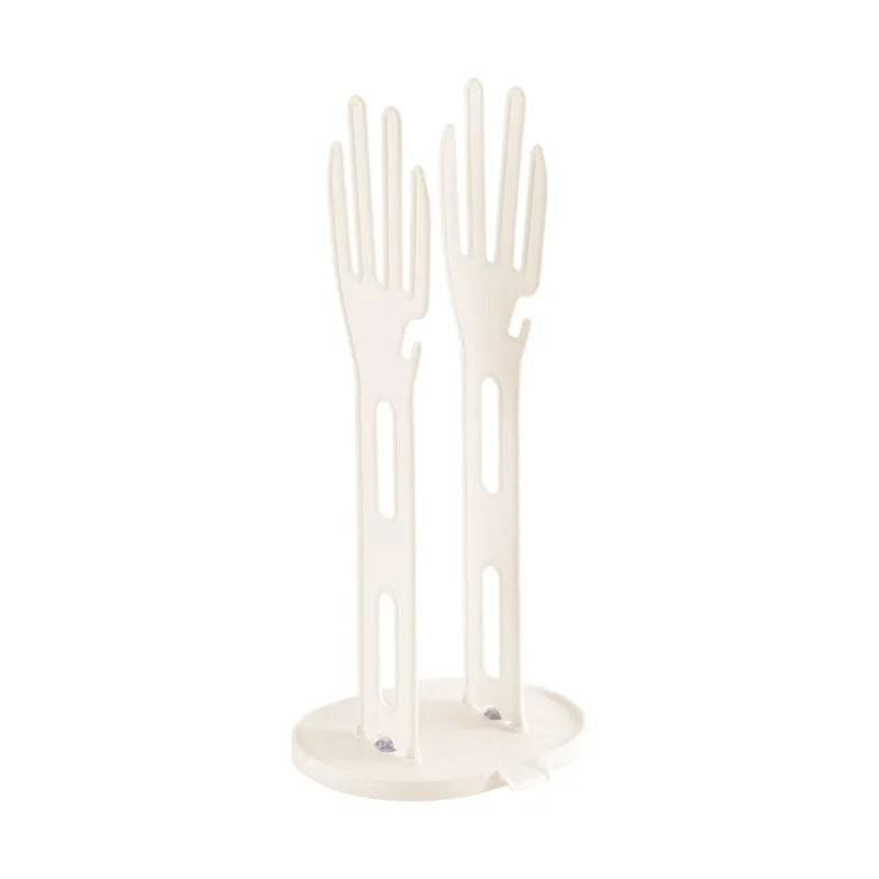 BowLift | TROCKINO Drying rack for kitchen gloves | Glove holder & drying stand | Space-saving & hygienic | 34×16×13 cm