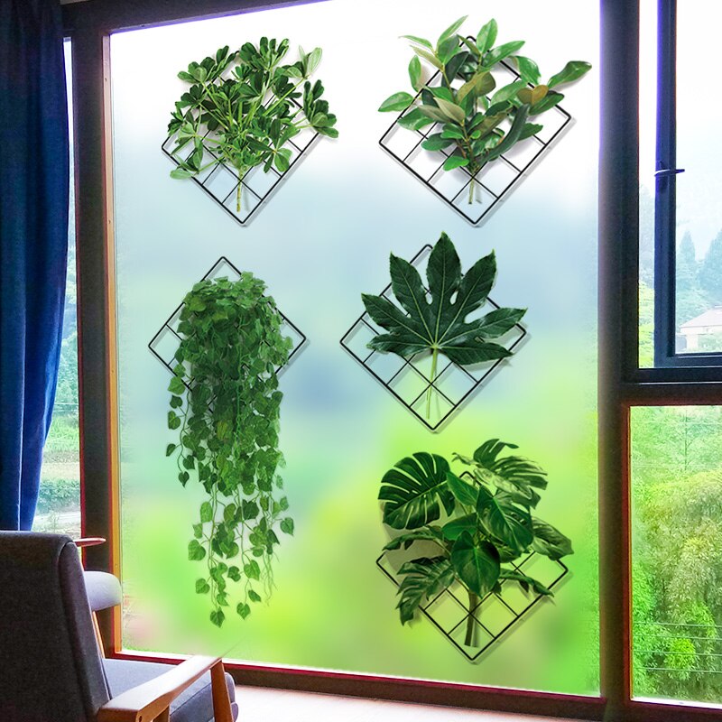 3D Nature Wind Green Plant Wall Sticker | Bowlift