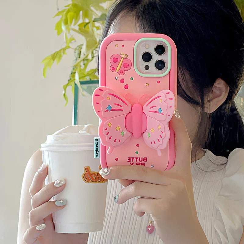 BowLift | Lovely 3D Folded Butterfly Shockproof iPhone Case