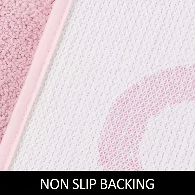 Tufted design carpet "Get Naked" Pink 80×50 cm | Bowlift