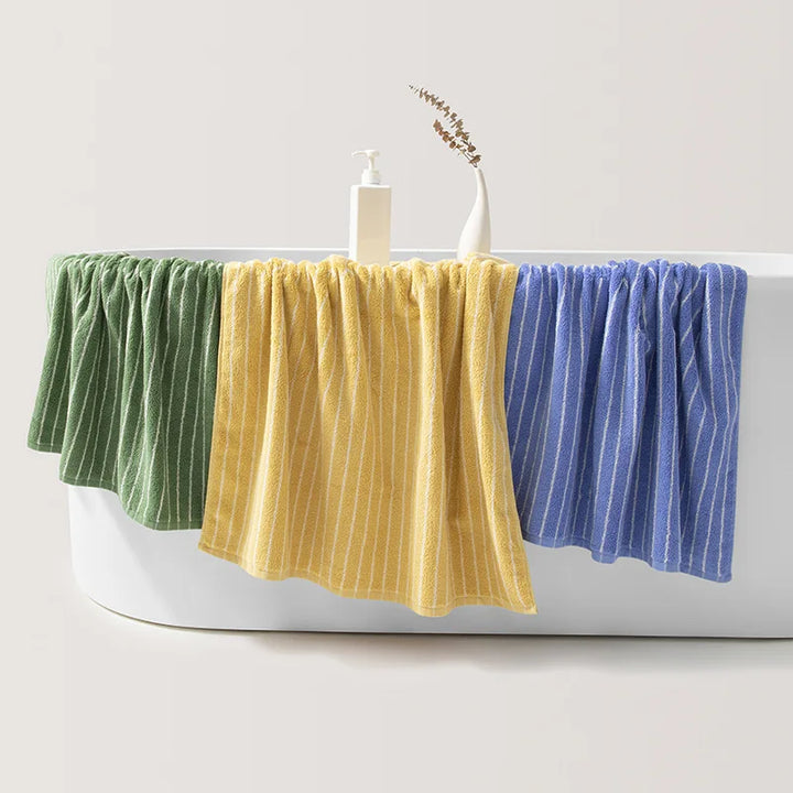 Retro Striped Cotton Towel | Bowlift