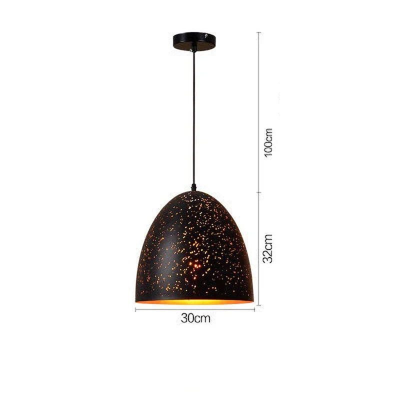 BowLift | Vintage Iron Pendant Lamp in Scandinavian Retro Loft Style
