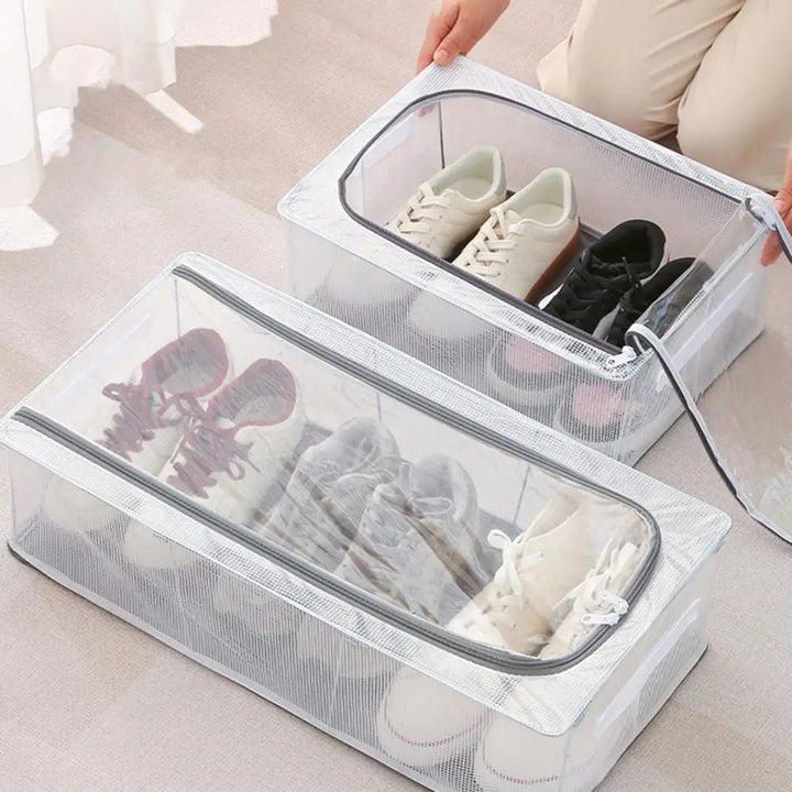 BowLift | Foldable Stackable Shoe Storage Organizer