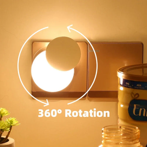 BowLift | Nuvilux LED night light with twilight sensor | plug light EU/US | 0.3W | For children's room, hallway, bathroom & bedroom