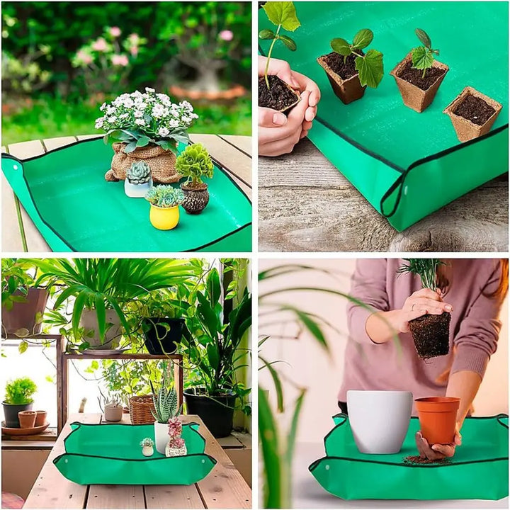 Gardening Soil Tray Reusable Portable Mat | Bowlift