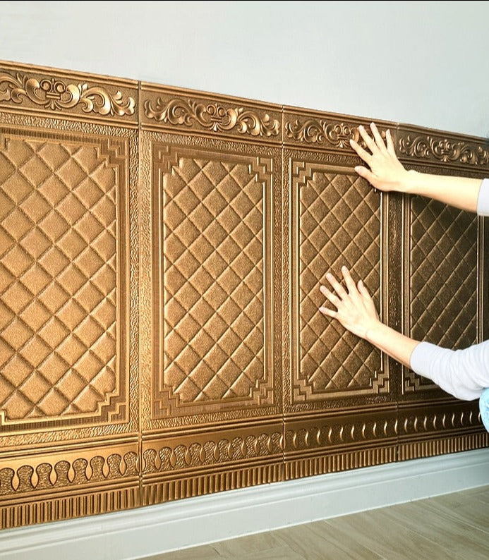 3D Self-Adhesive Antique Accent Wall Sticker | Bowlift