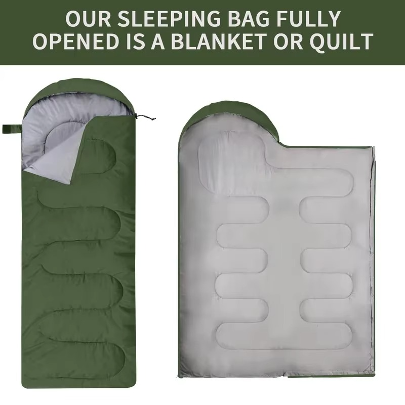 BowLift | Ultralight Waterproof 4 Season Camping Sleeping Bag for Backpacking and Hiking