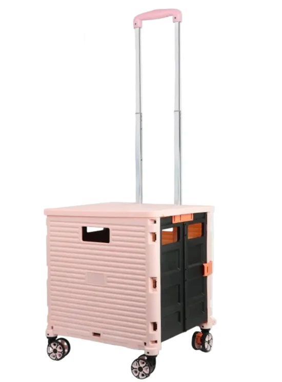 BowLift | Folding Shopping Trolley with Silent Wheels – EasyCart