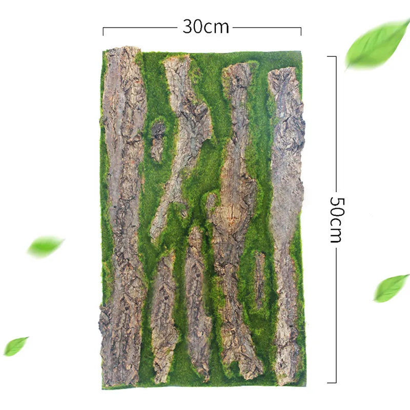 BowLift | DIY Wall Decoration Green Plant Bark