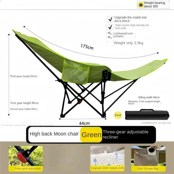 Relax Everywhere Reclining Outdoor Lounge Camping Chair | Bowlift