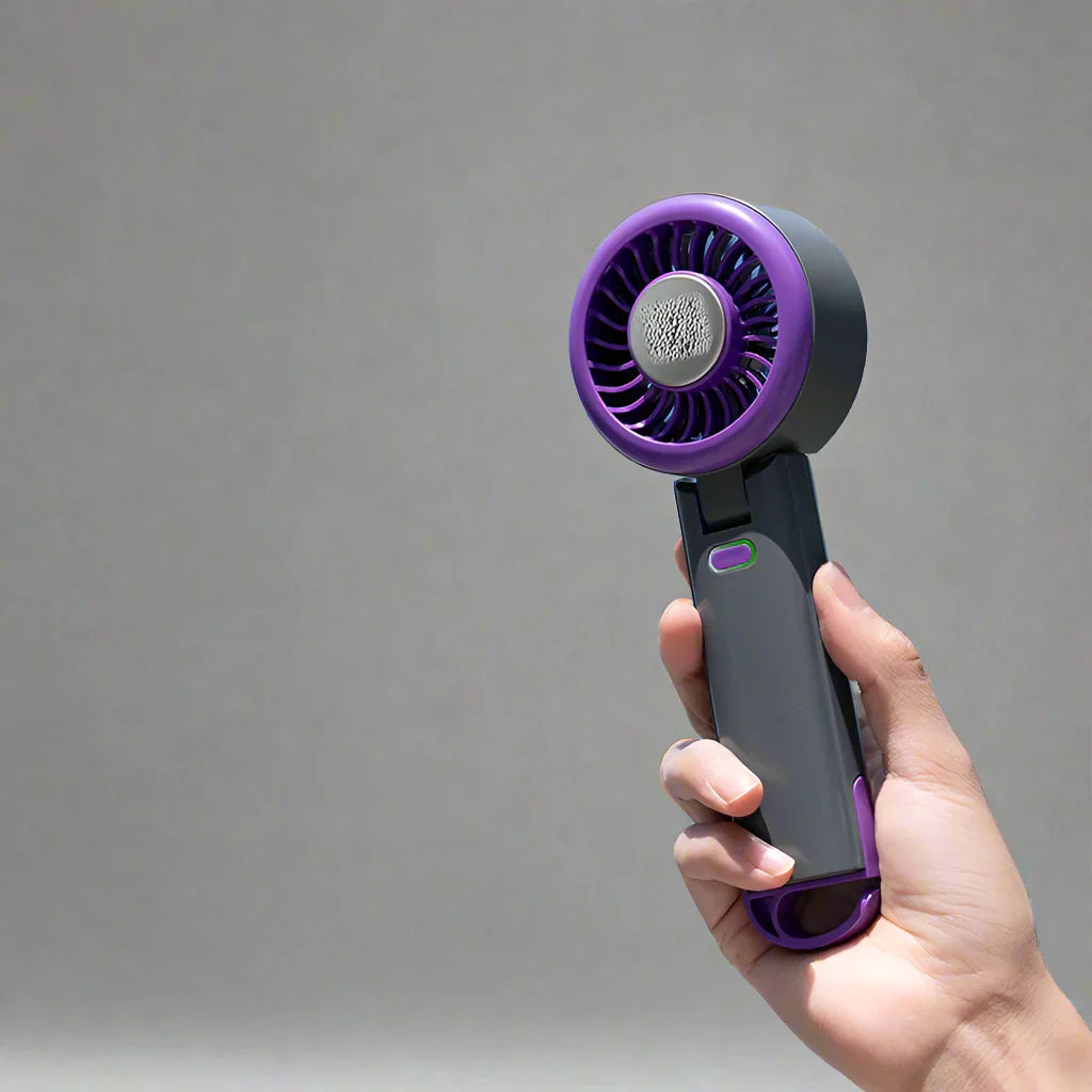 BowLift | Skye Mini Fan with Cooling Plate – Portable Fan with 100 Speeds and Adjustable Breeze