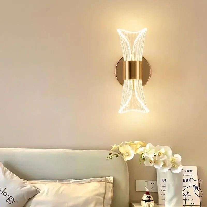GlowCurve – Elegant LED Wall Lamp for Bedroom and Living Room Bowlift