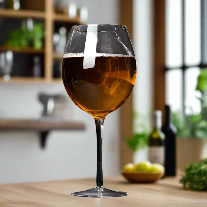BowLift | Huge 106 Oz Wine Glass and Beer Mug Combo - 3000ML Extra Large Crystal Glass for Parties, Weddings, and Celebrations