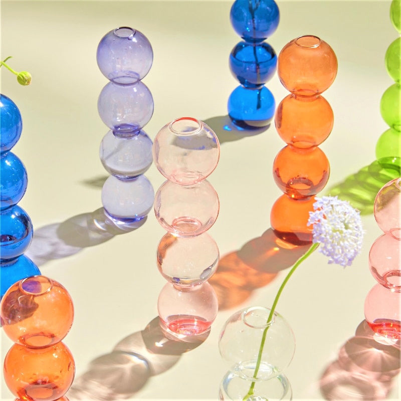 Layered Globe Glass Vase | Bowlift