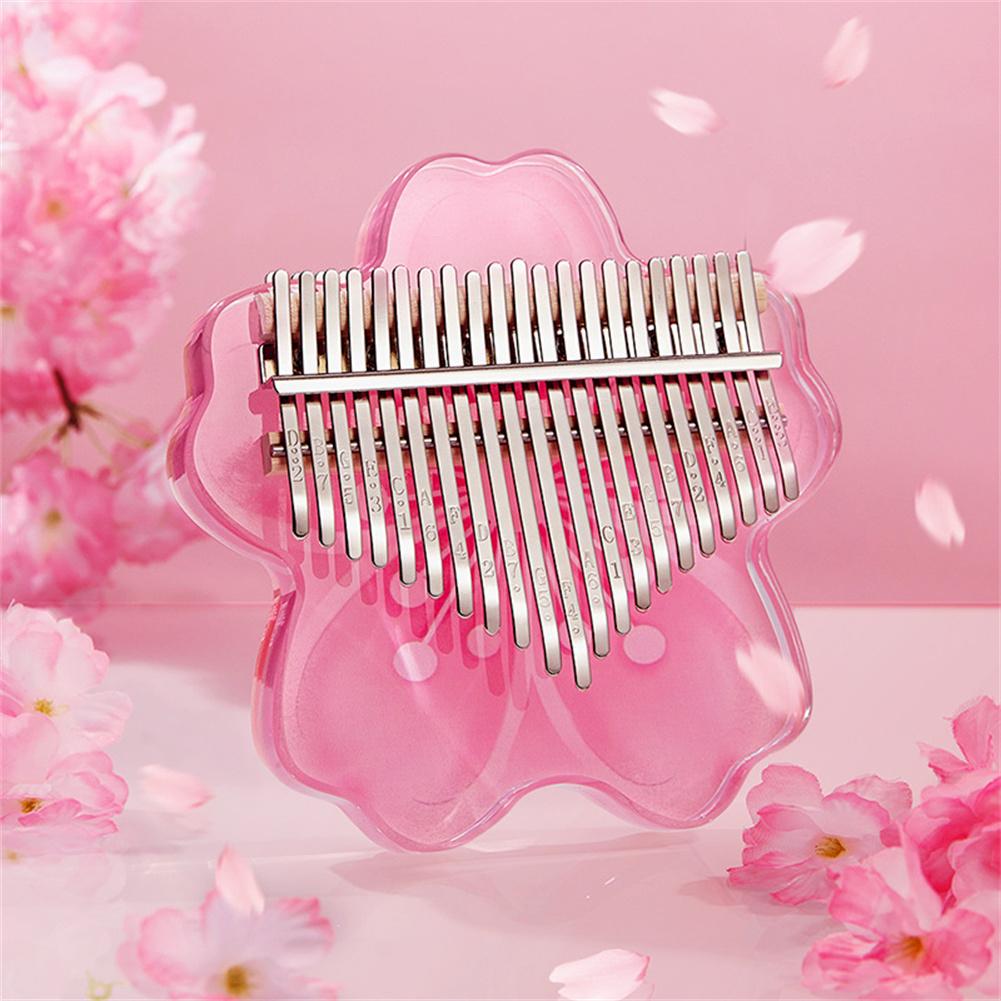 BowLift | Cherry Blossom Kalimba Acrylic Thumb Piano