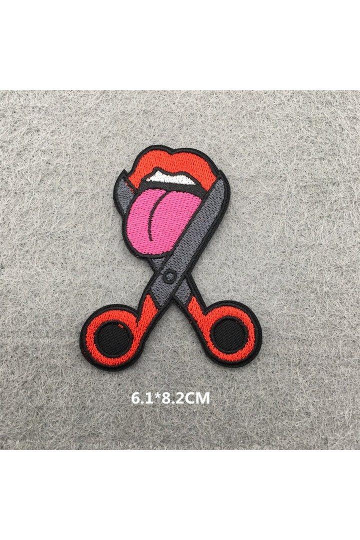 Punk embroidered patch set | Bowlift