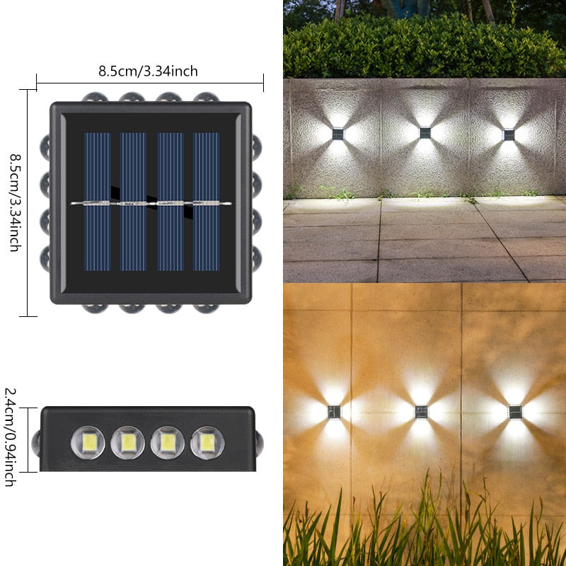 BowLift | SolarVibe – Sustainable Solar Wall Light for Modern Outdoors