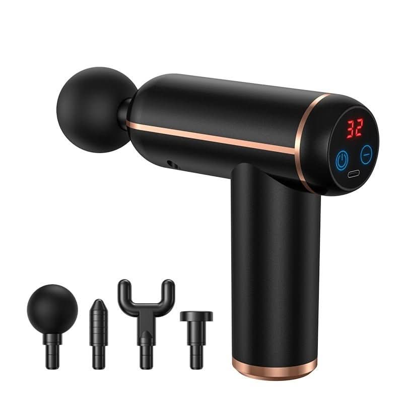 BowLift | Portable massage gun with 4 attachments for effective muscle regeneration