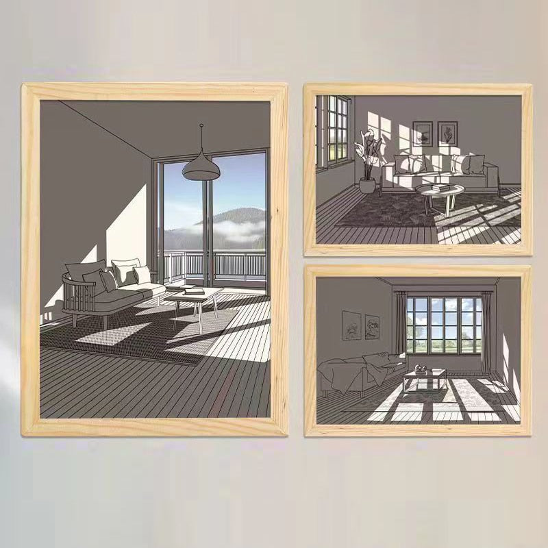 BowLift | 2D Painting Art Lumina Creative LED Lamp