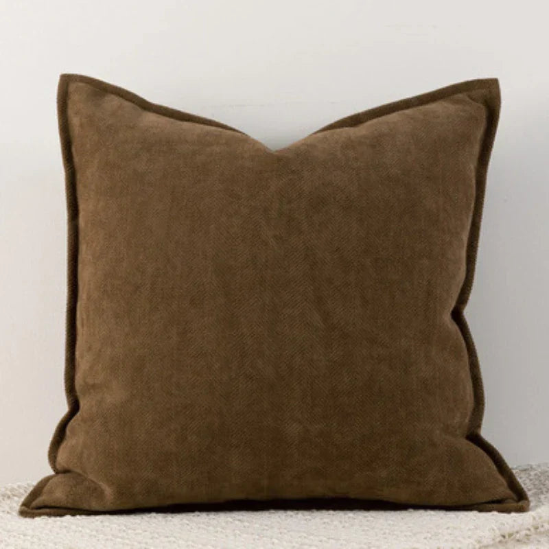 Simple Chenille Pillow Cover for Living Room & Bedroom Decoration – Soft Pillowcase for Modern Home | Bowlift