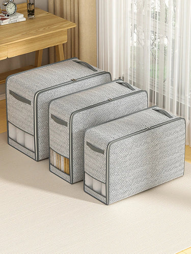 BowLift | Stowella Storage Bag | Tear-resistant & Washable | With Handle & Zipper | 3 Sizes Gray