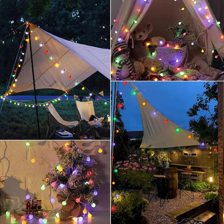 Solar-Powered Party Lights - SolarGlow | Bowlift