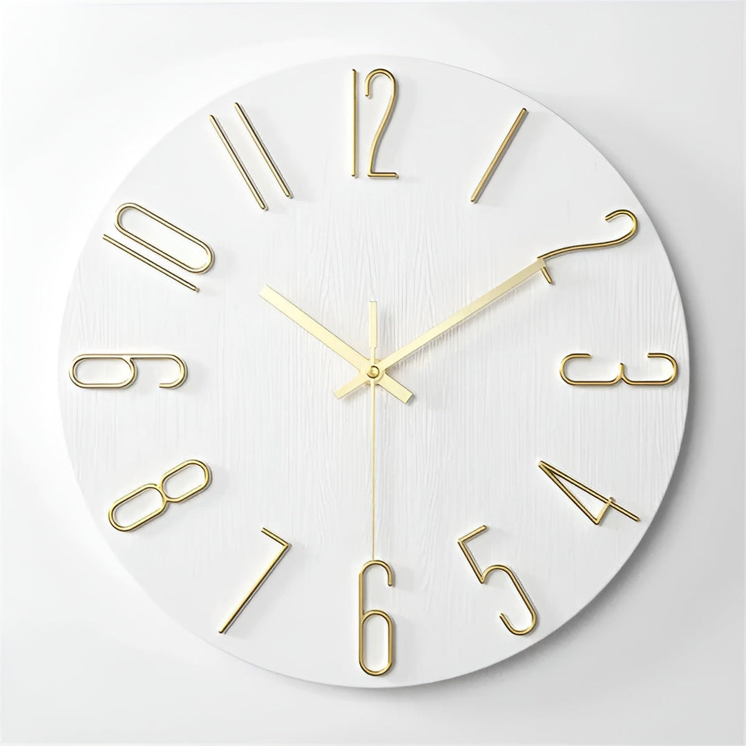 3D Wall Clock – Modern and Elegant | Decorative Wall Clock for Living Room and Office | Bowlift