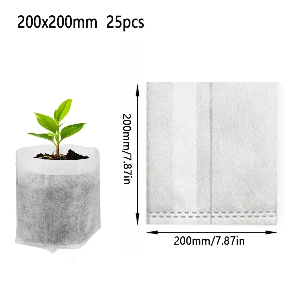 BowLift | Rootiva Plant Bags | Breathable & Biodegradable | For Vegetables, Flowers & Seedlings