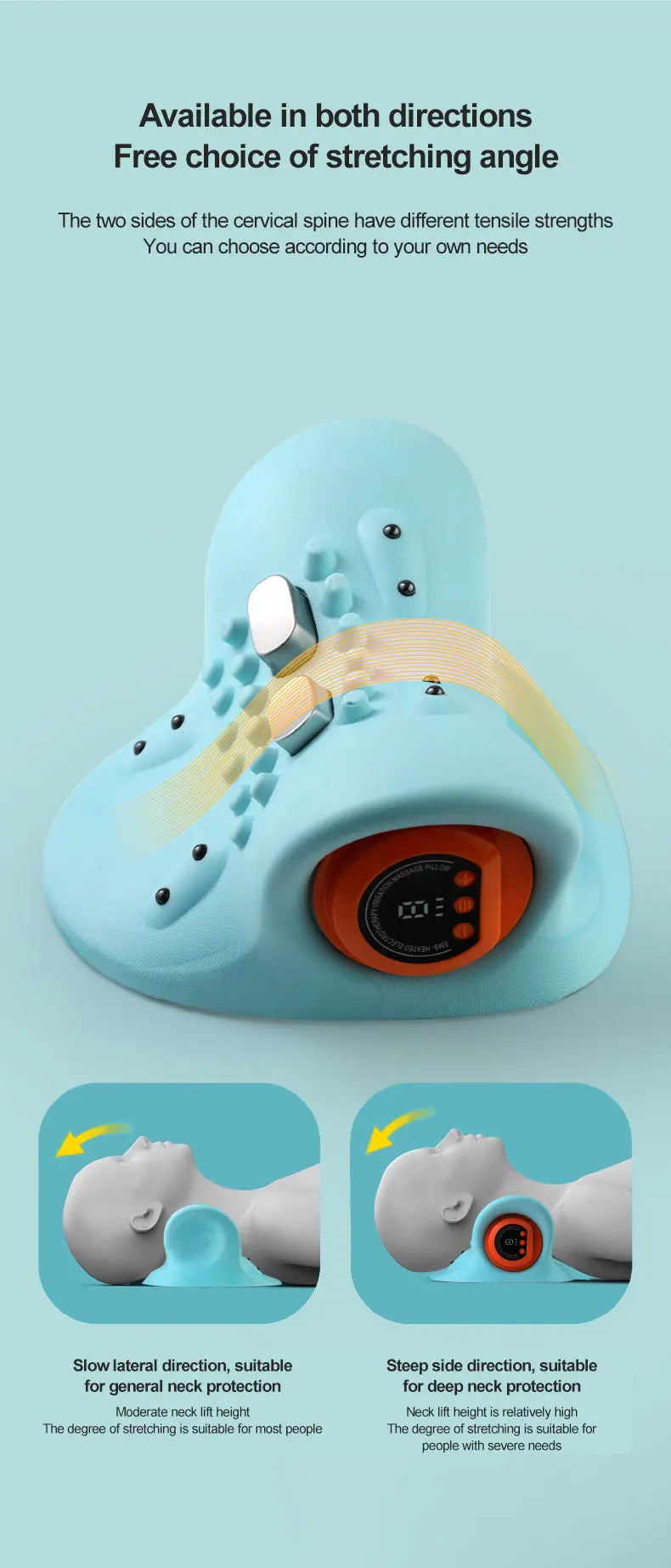 BowLift | EMS Cervical Spine Massage Pillow