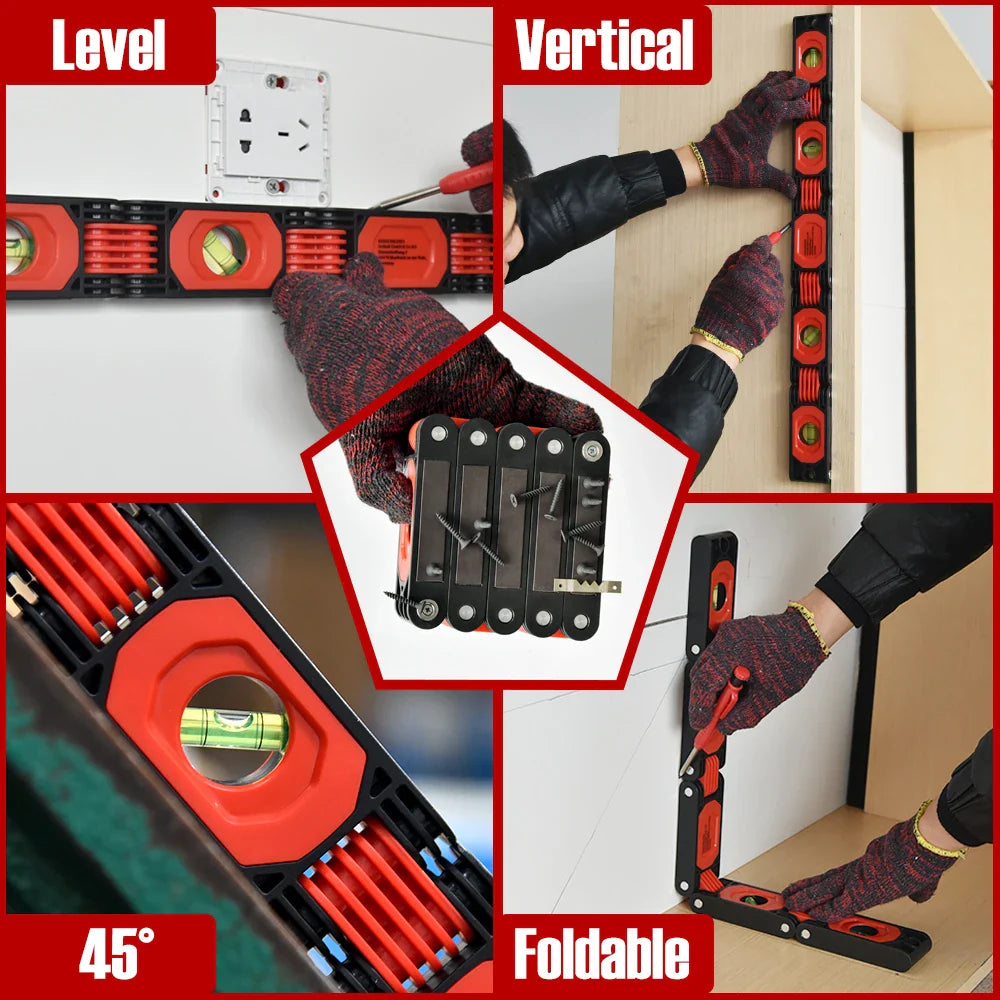 BowLift | Magnetic Foldable Level Ruler