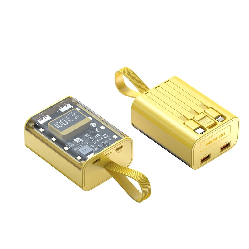 BowLift | Transparent Insight Quick Charge Powerbank