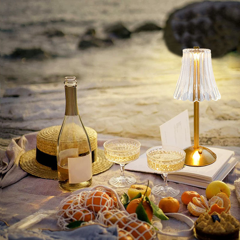 LED Retro Table Lamp USB Rechargeable - BrillianceGlow | Bowlift
