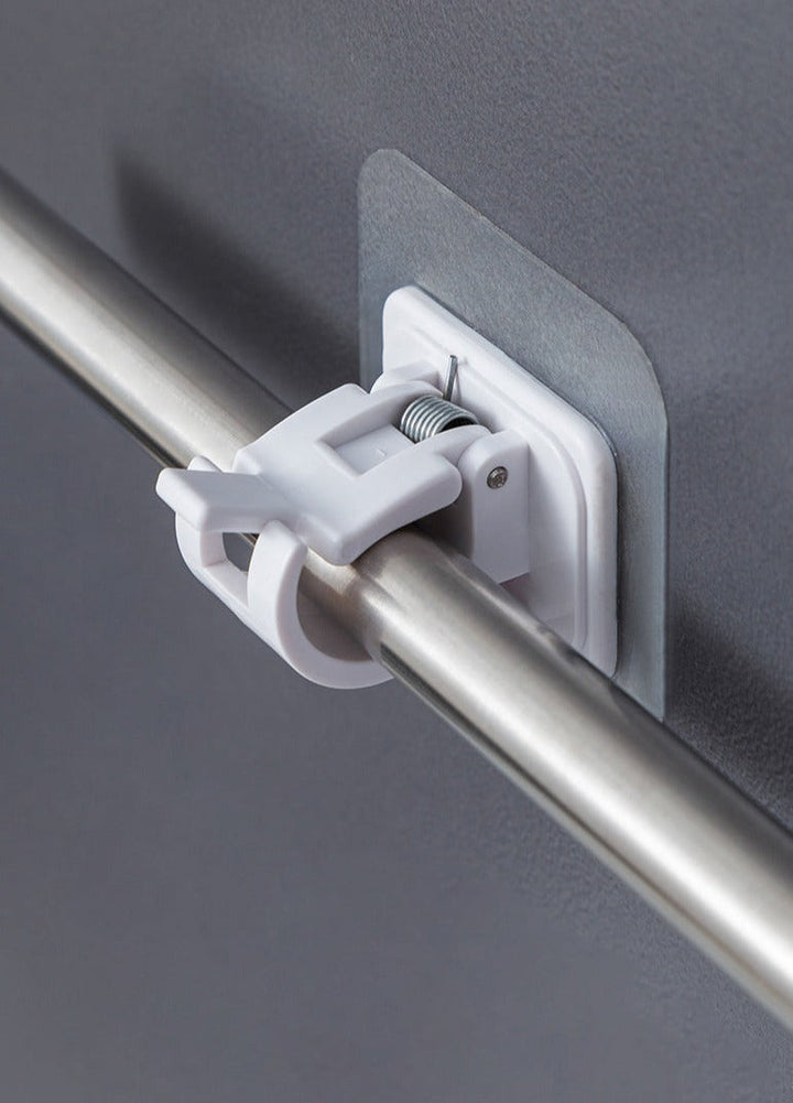 Self Adhesive Curtain Rod Holder | Bowlift
