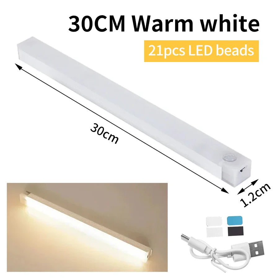BowLift | SenseLite Motion LED | Rechargeable Sensor Light with Magnet Mount | Warm White | For Closet, Bed & Hallway