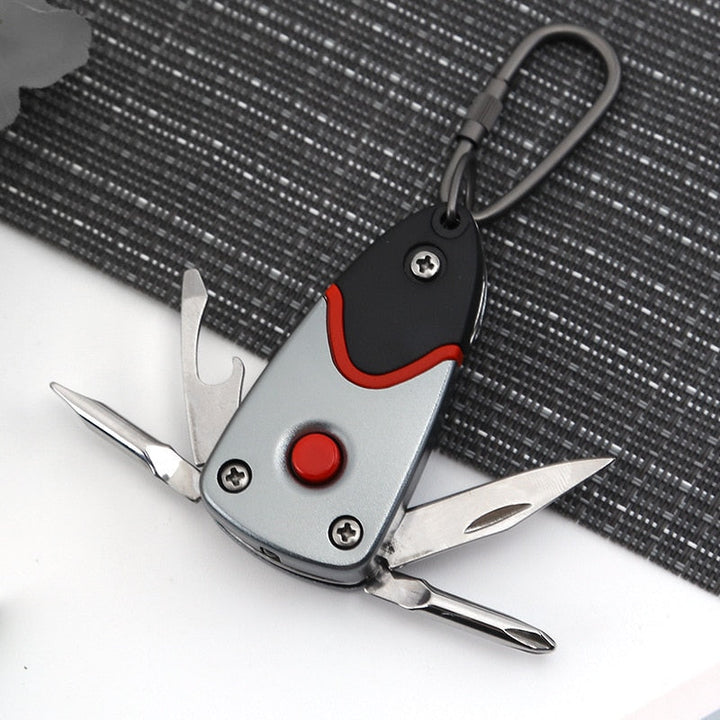 6in1 Stainless Steel Adventure Pro Tool Keychain | Bowlift