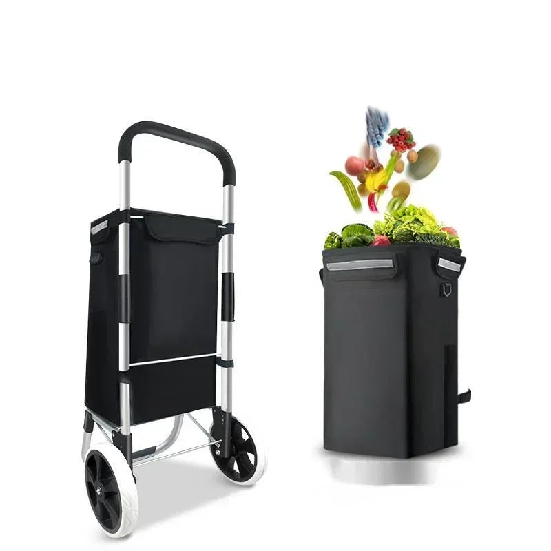 BowLift | Large Capacity & Waterproof Folding Shopping Cart – Movaro