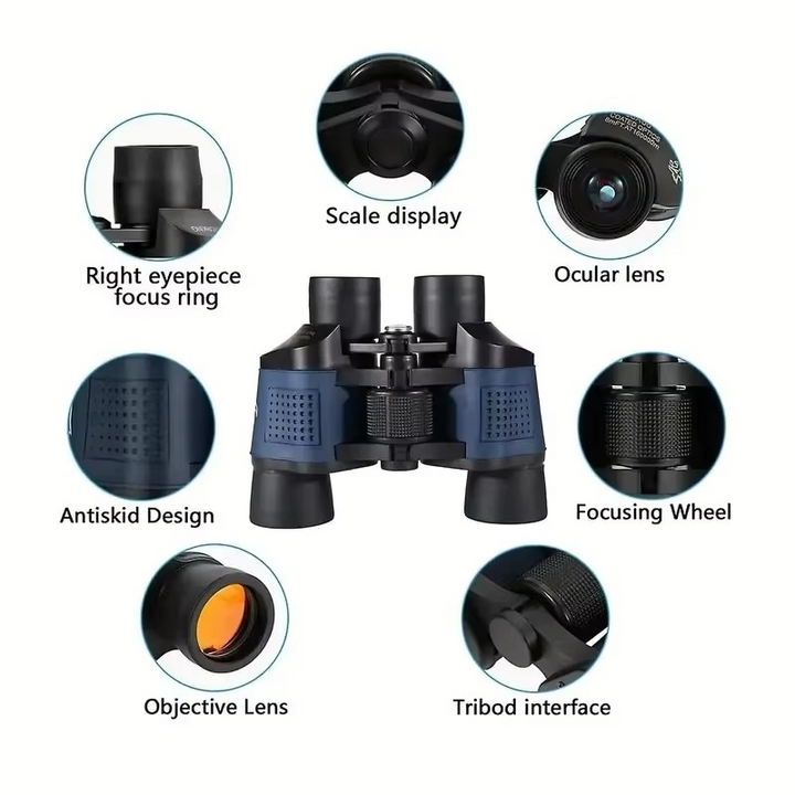 BowLift | Ultra Vision 60x60 HD High-Power Binoculars for Outdoor Enthusiasts