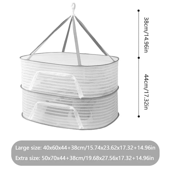 BowLift | FlexiDry Drying Net | Foldable & Compact | Quick-Drying Mesh Design | 3 Levels