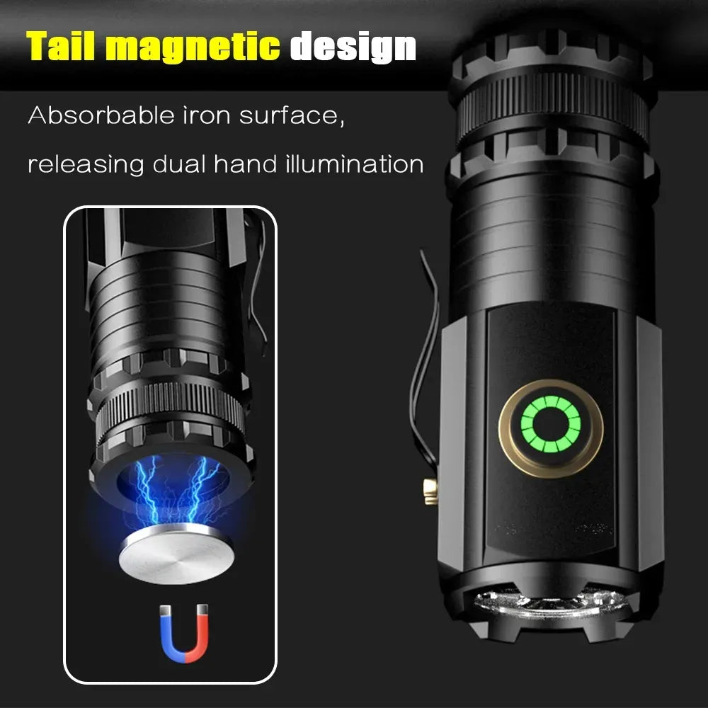 Mini Powerful Beam Outdoor EDC Flashlight | Bowlift