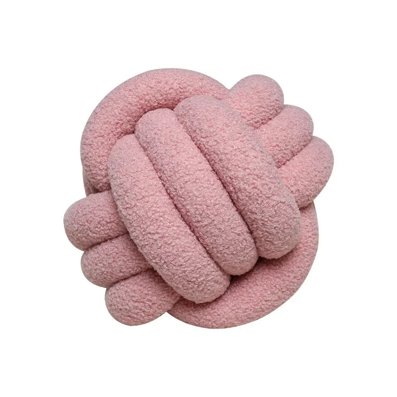 Boucle Rope Knot Ball Cushion | Bowlift