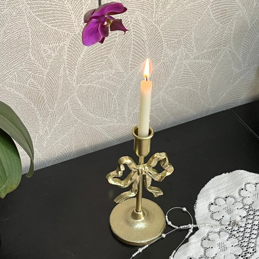 French Wrought Iron Candle Holder | Bowlift