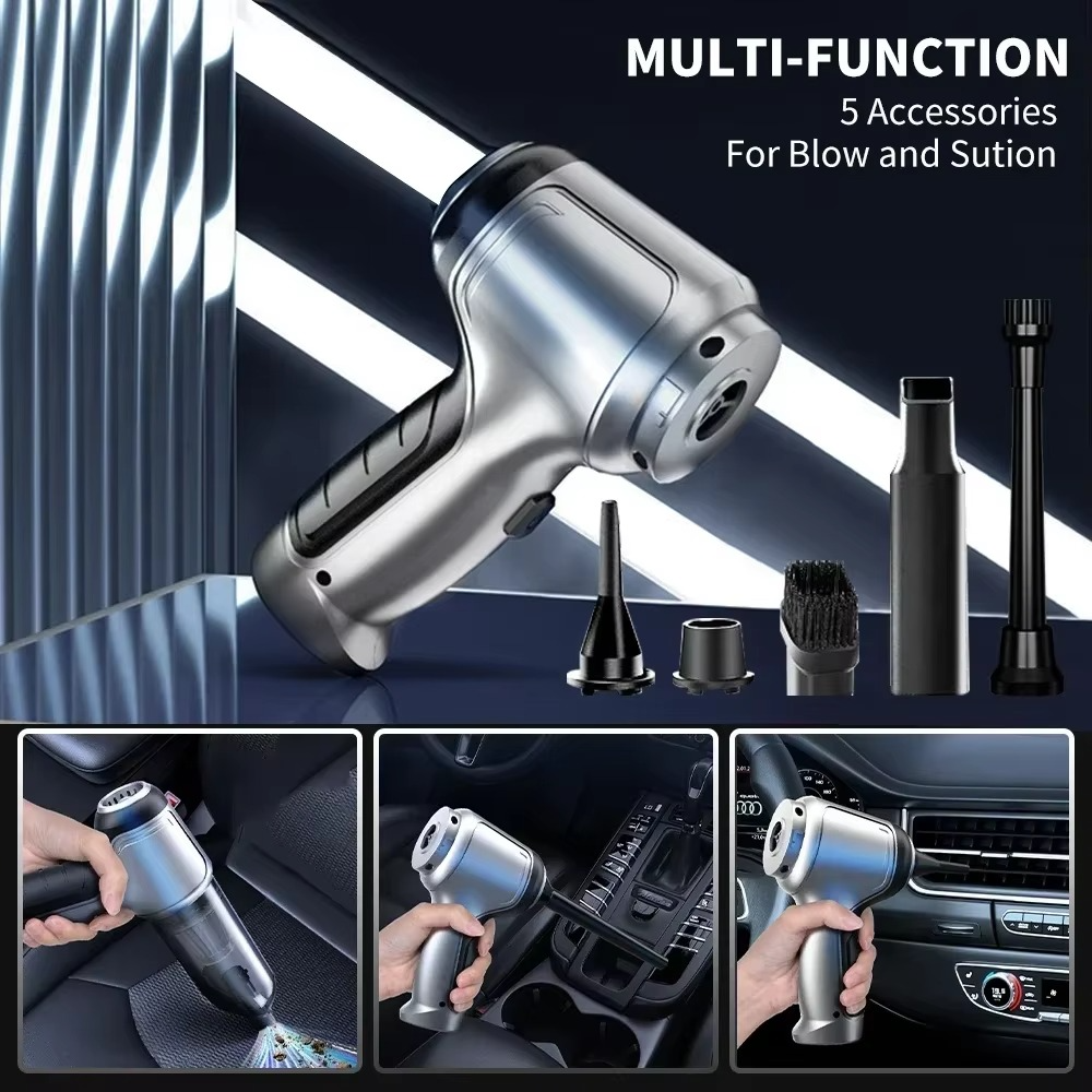 BowLift | High-Power 95000PA Wireless Car Vacuum Cleaner