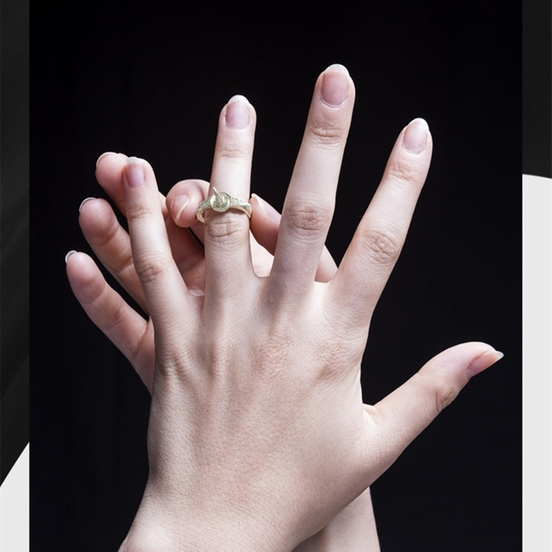 BowLift | Mysterious Black Pearl Hidden Knife Ring