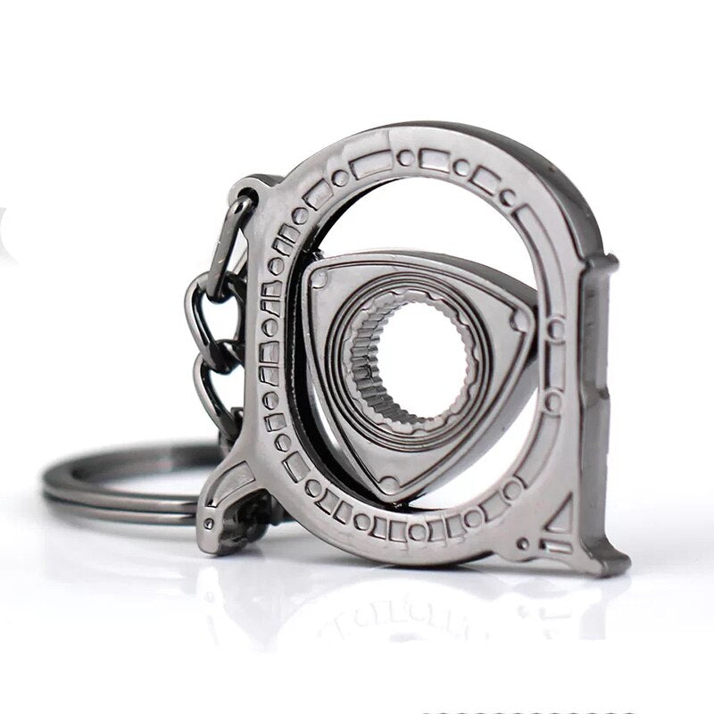Spinning Rotor Metal Keychain | Bowlift