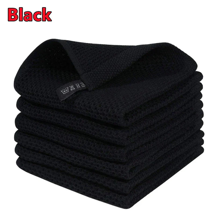 BowLift | EcoWaffle Dish Towel | 100% Cotton | Absorbent & Quick-Drying | Honeycomb Design