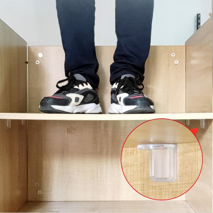 Self-Adhesive Closet Wizard Shelf Support Bracket | Bowlift